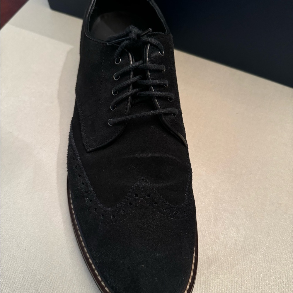 Cole Haan Men’s Black Suede 10.5 - Picture 7 of 8
